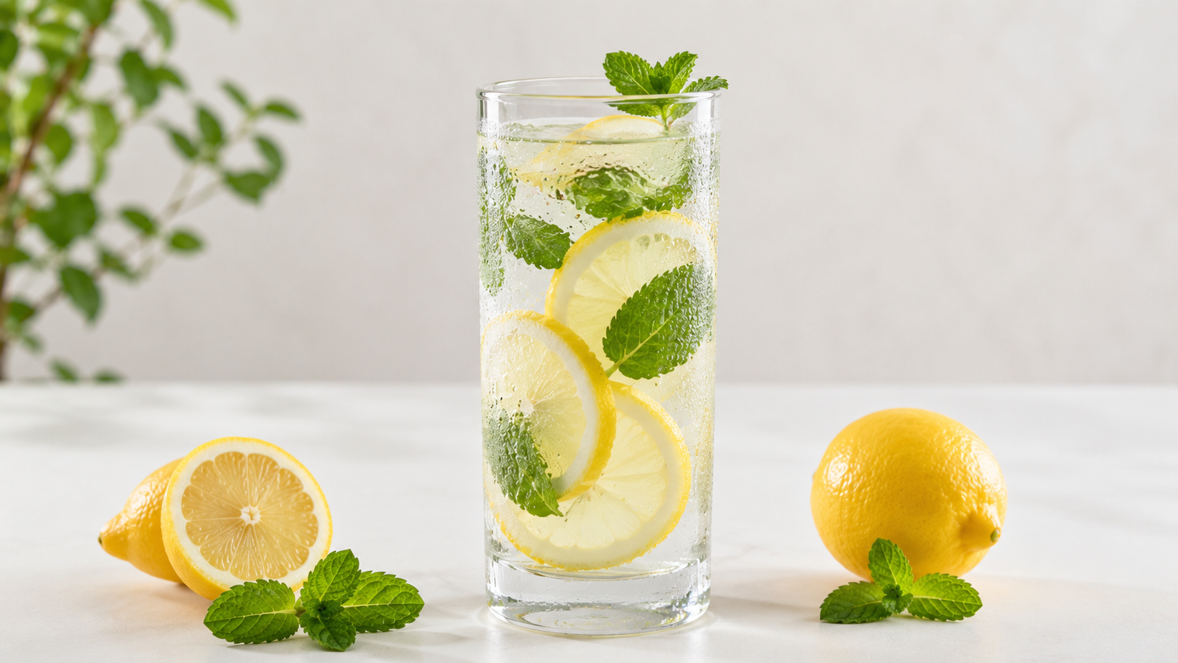 Infused Water Lemon Mint