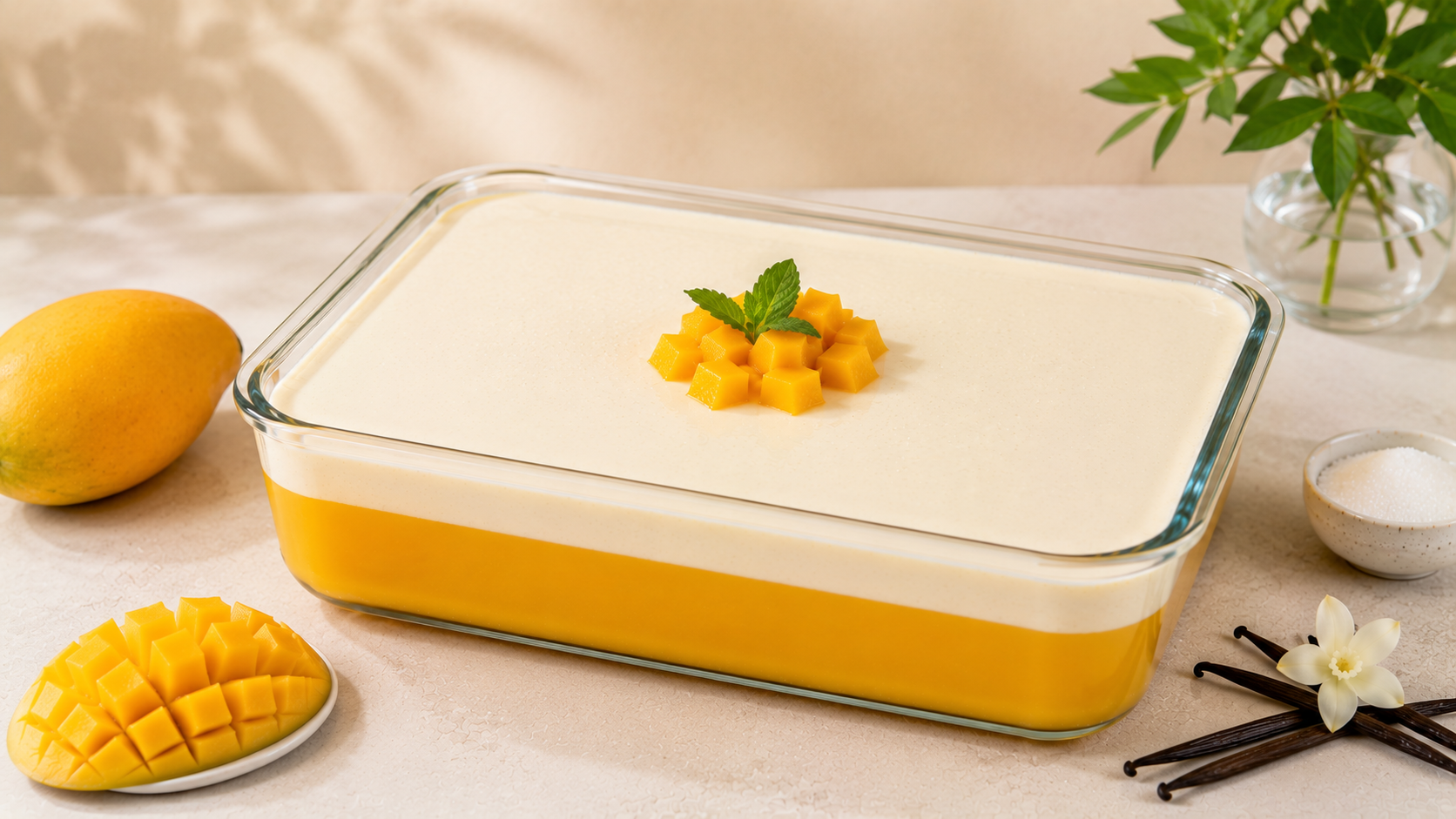 Puding Mangga Stevia